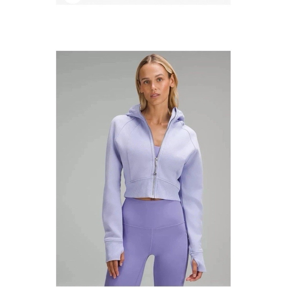 Lululemon Scuba Oversized Half Zip Hoodie Lilac purple Women's XS/S EUC